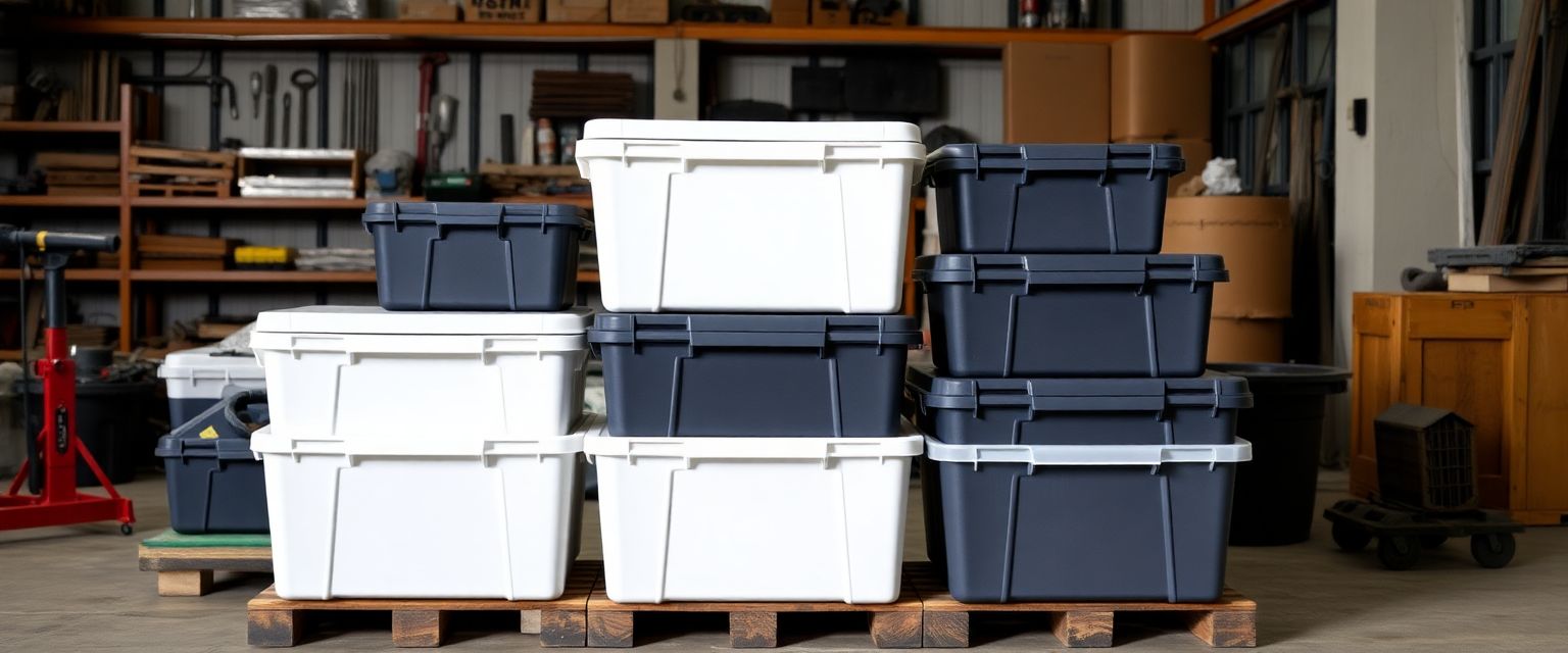 Cajas De Plastico Con Tapa