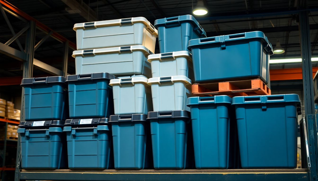 Cajas de Plastico con Tapa
