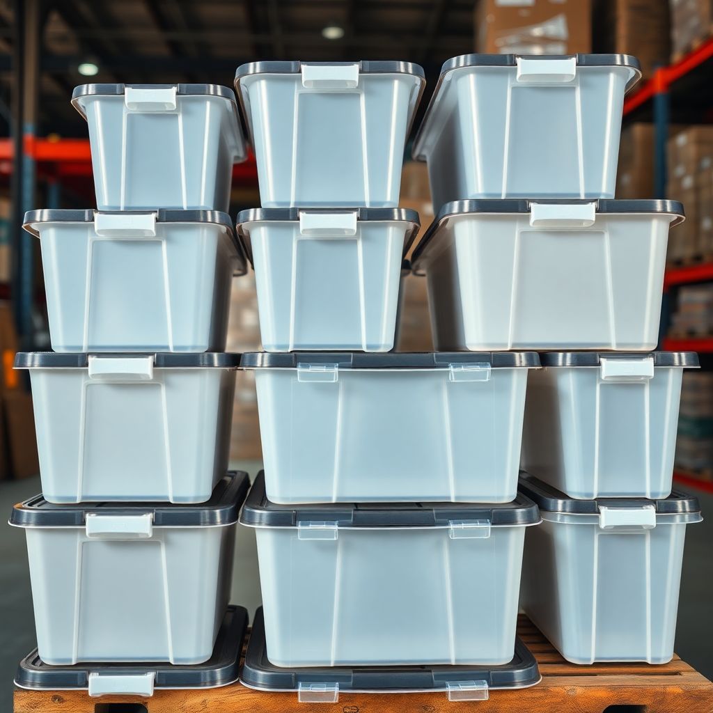 Cajas de Plasticos con Tapa Baratas